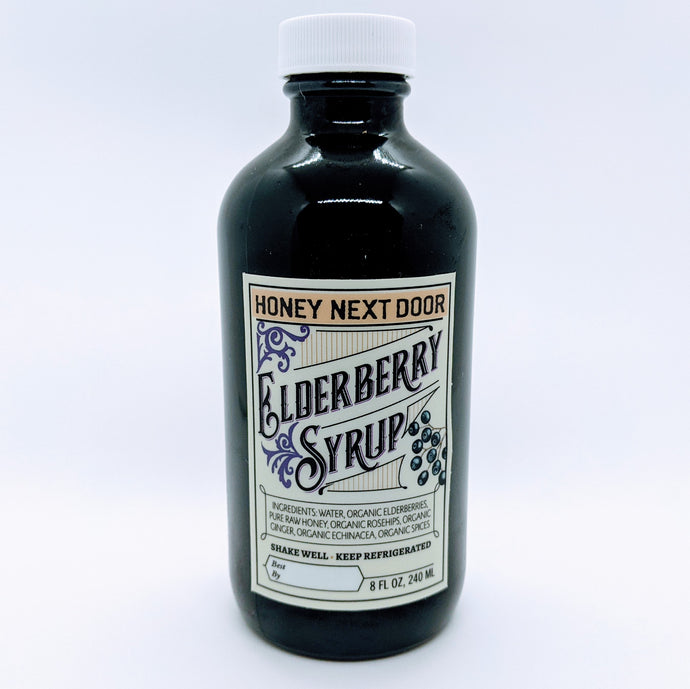 Elderberry Syrup with Organic Elderberries